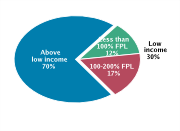 Family Income Among Adolescents Aged 12-18, 2008